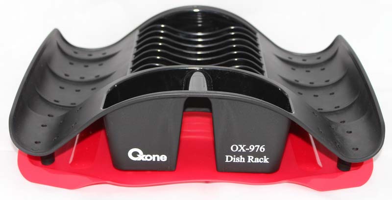OX 976 Oxone  Rak  Piring  Plastik Merah Perabotan Rumah 