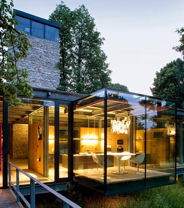 Desain Rumah Kayu Dengan Konsep Minimalis Terbuka Dua Lantai Desain Rumah Kayu Dengan Konsep Minimalis Terbuka Dua Lantai Griya Indonesia