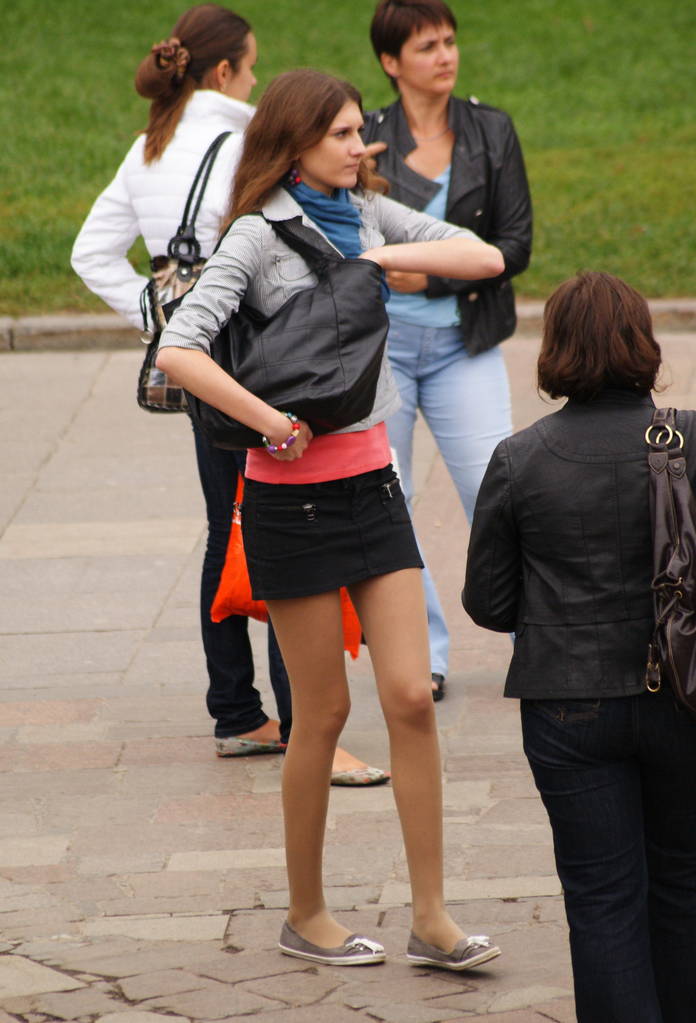 Amazing Pantyhose Candid Pantyhose