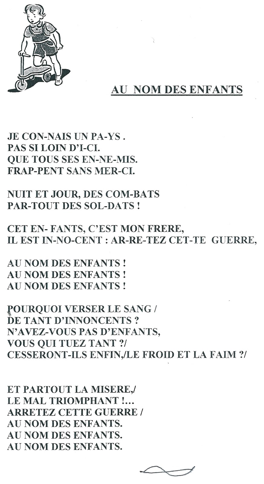 Chen Gai France ) santiano paroles