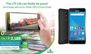 O+ and Smart offers Presto 700 LTE for Only 2,188 Pesos O+ and Smart offers Presto 700 LTE for Only 2,188 Pesos