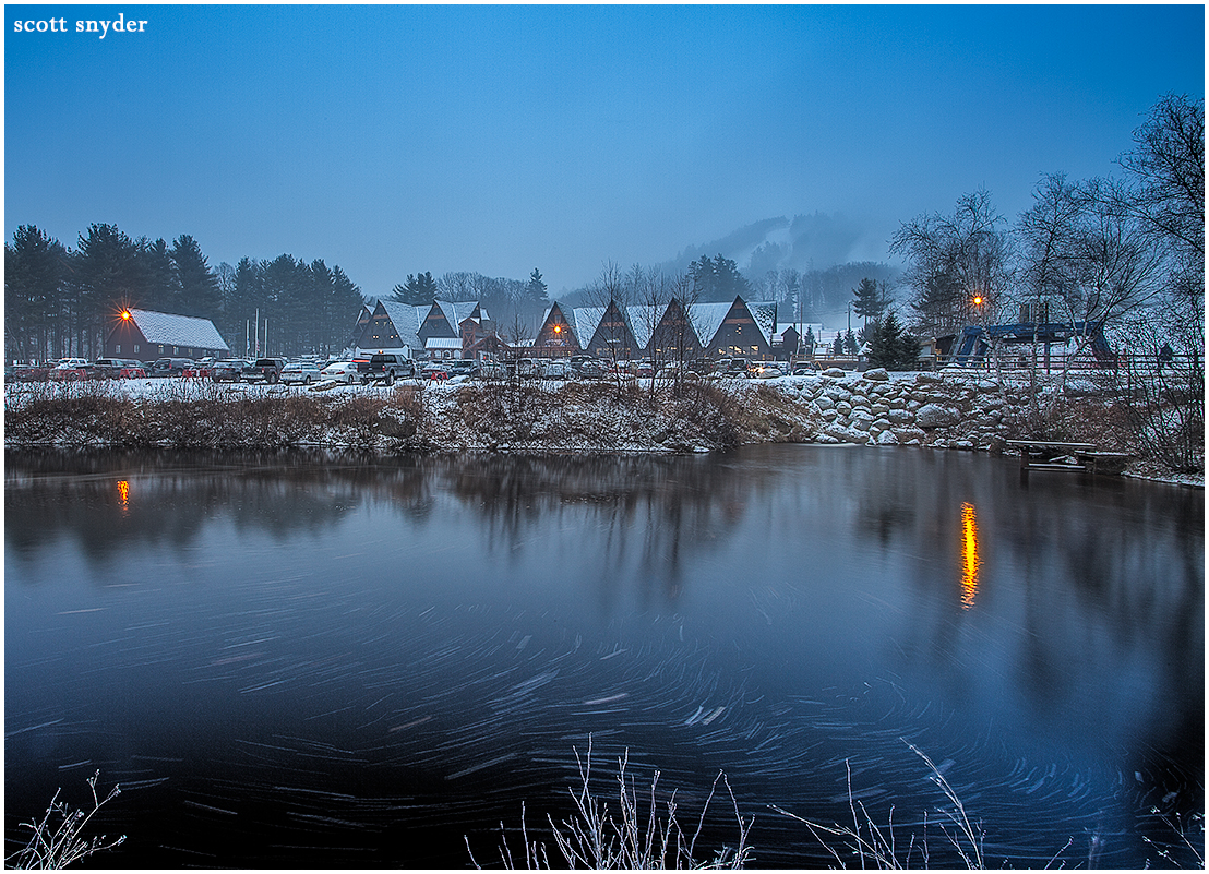 At Home in Henniker First Snow