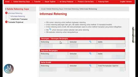 Cara Cek Saldo Mutasi Rekening Cimb Niaga Via Internet Banking