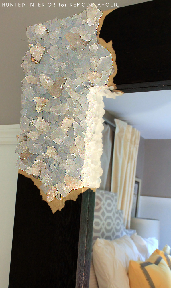 DIY Mirror Frame - Rough Cut Quartz Mirror Frames