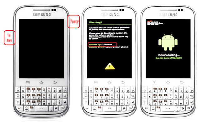 Cara Pasang CWM Pada Samsung Galaxy Chat GT-B5330 Cara Pasang CWM Pada Samsung Galaxy Chat GT-B5330