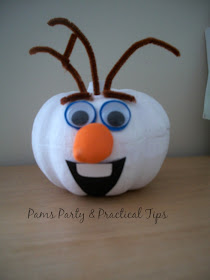 Craft Pumpkin Olaf