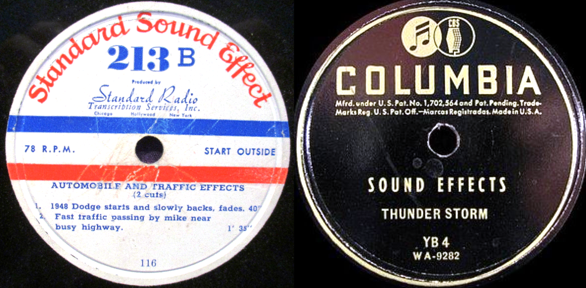 VINTAGE THEATRE CATALOGS 1960 MAJOR SOUND EFFECTS CATALOG 1961 MOOD