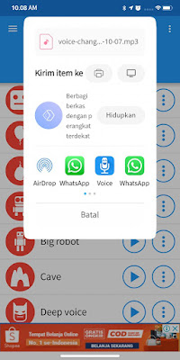 How to Change WhatsApp Voice Notes to Unique Voices 5