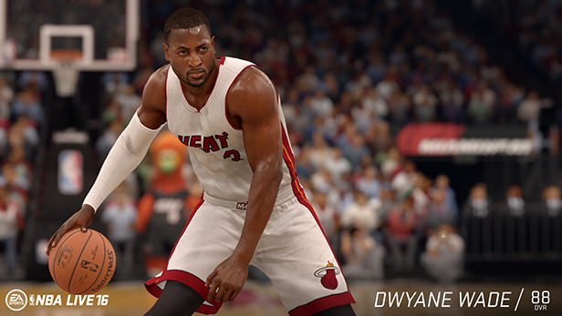 NBA Live 16 Dwyane Wade rating