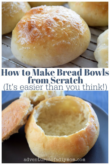How to Make bread bowls from scratch - it's easier than you think
