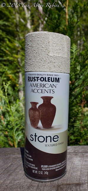 Far Above Rubies Spray Painted Stone Countertop