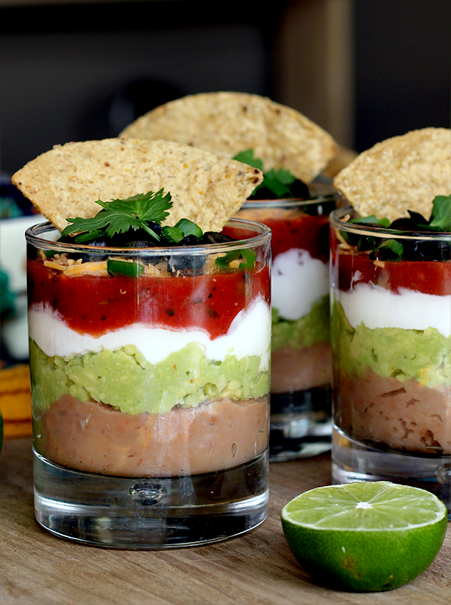 Individual Mexican Style Layer Dips