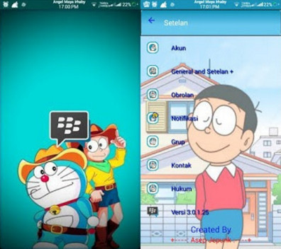 Kumpulan BBM Mod Doraemon v3.0.1.25 Apk Terbaru