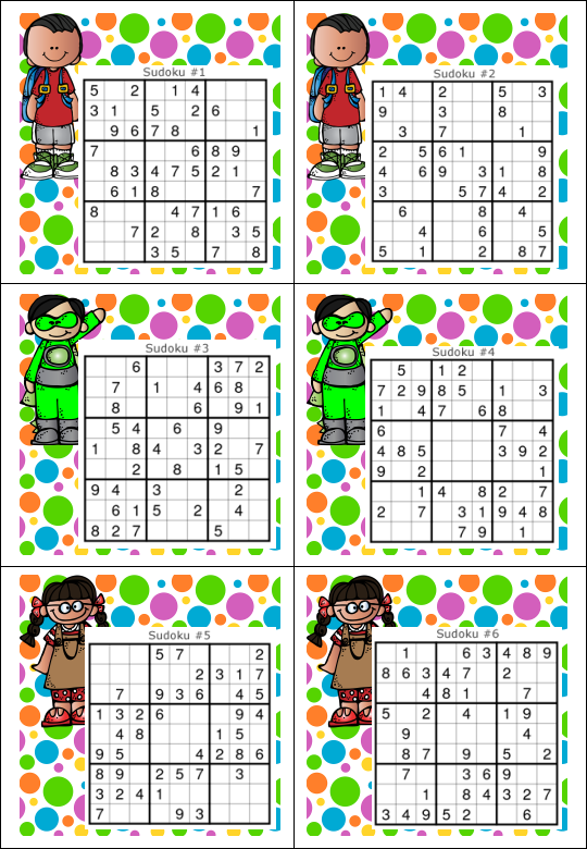 sudoku-bambini-facile  Giochi per bambini, Matematica per bambini, Giochi