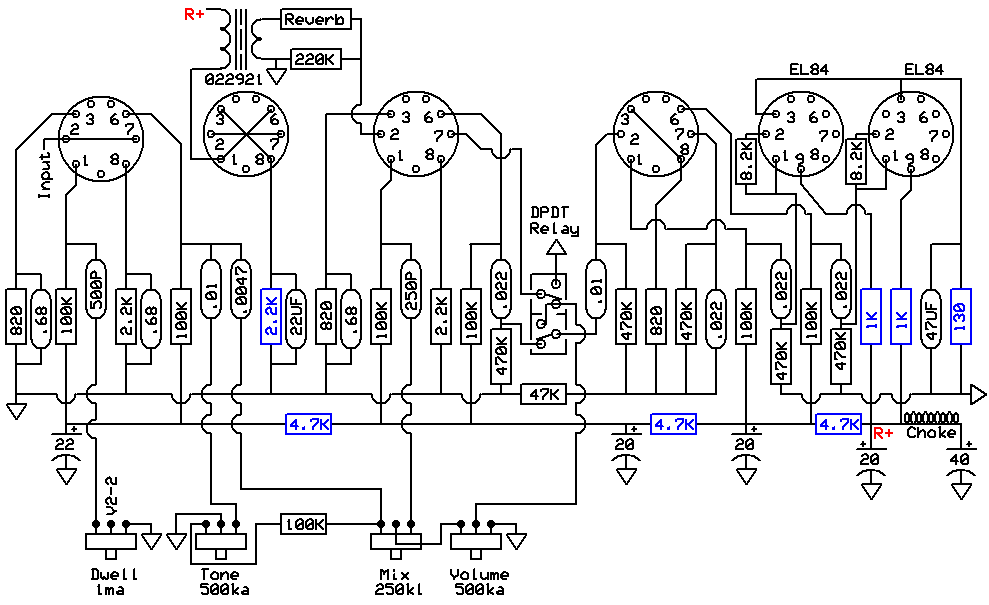 Welcome Schematic Electronic Diagram: Hatcher 18 Watt Stout Circuit Diagram