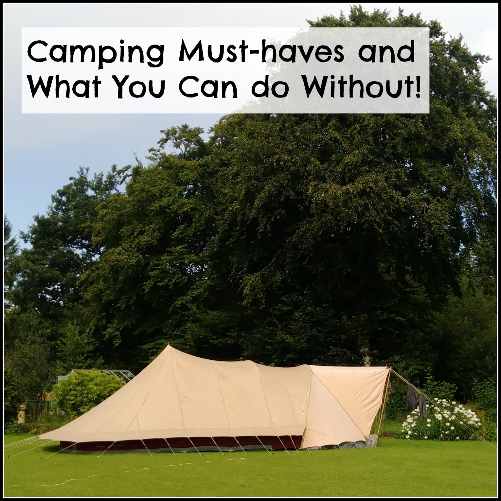 Camping MustHaves and What You CAN Leave Home Without! The Parent Game