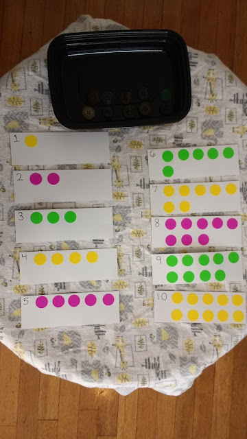 using the card activity to count buttons