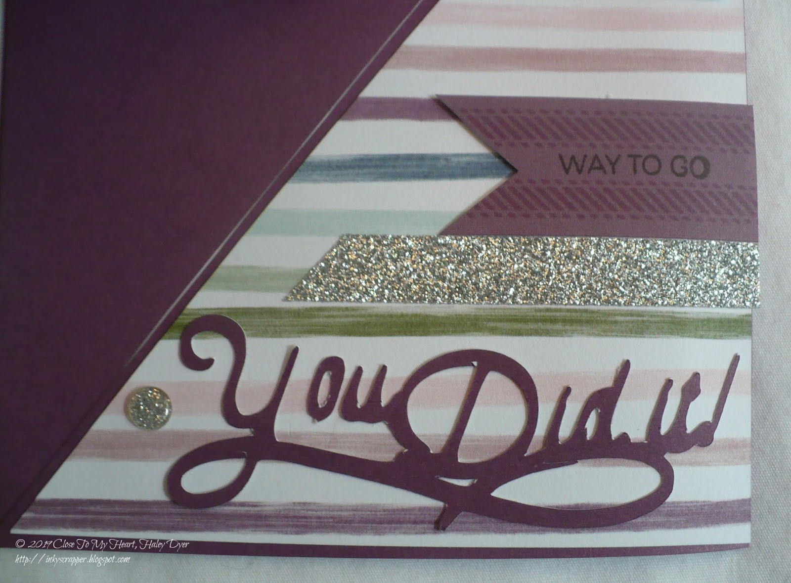 You did it paper cut card