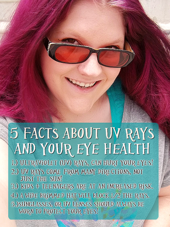 Eye Health: UV Protection Year-Round- Use wide brimmed hats with sunglasses or UV bloacking contact lenses.