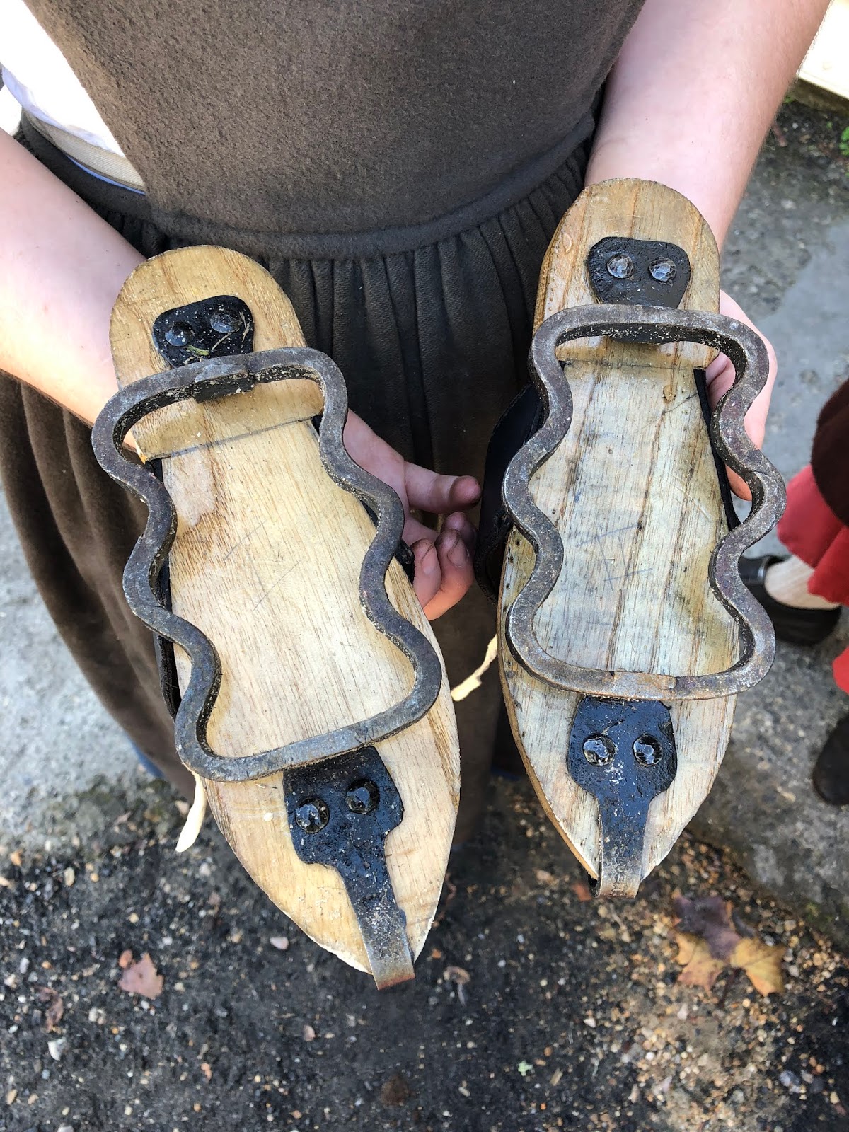 Two Nerdy History Girls: Recreating (and Wearing) a Pair of 18thc Pattens