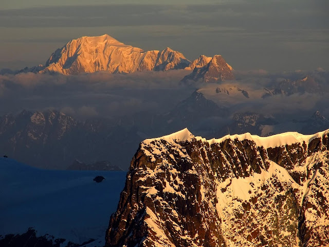 Mont Blanc z Nordend