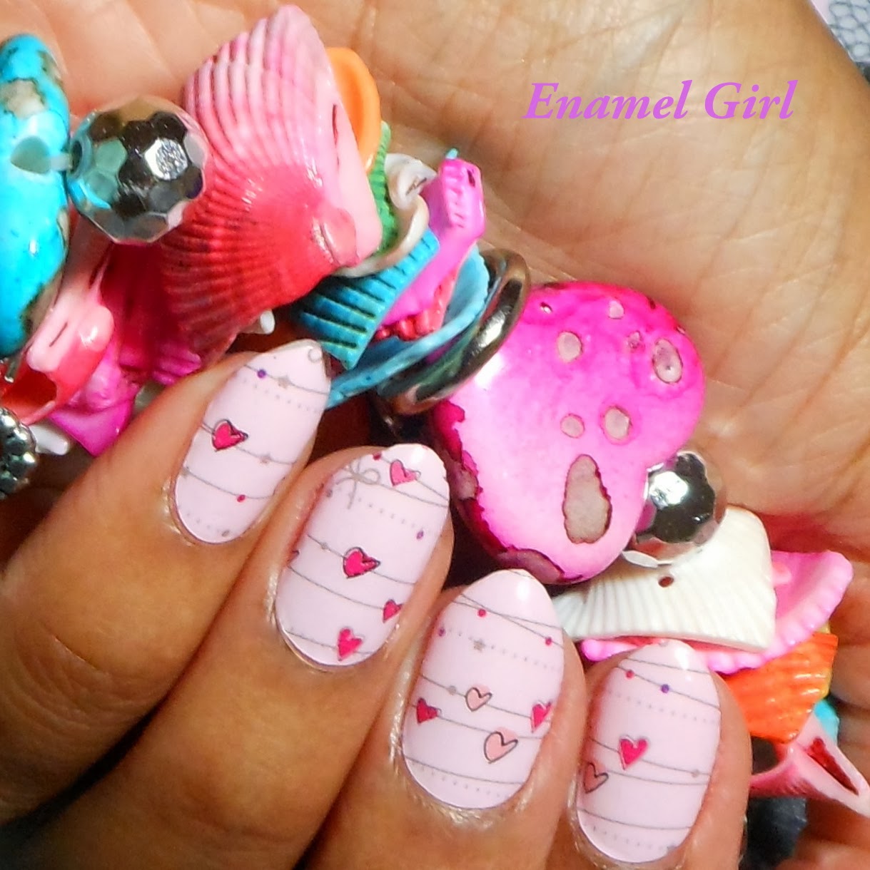 Enamel Girl Incoco Love Spell Nail Strips Valentine's Giveaway!