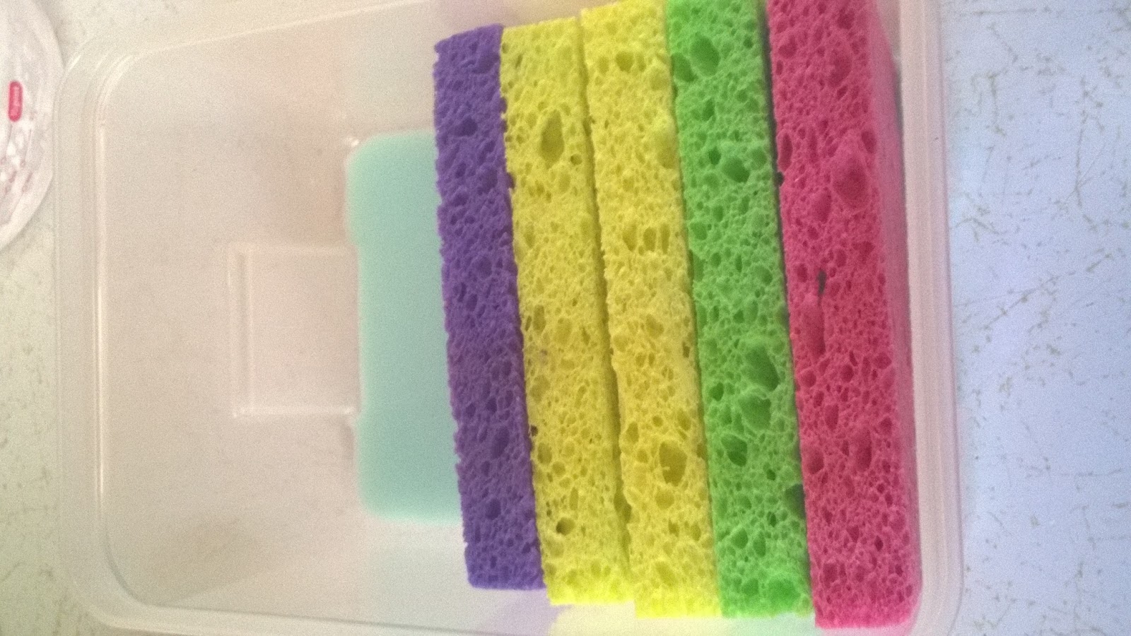 My Really, Real Reality Simple DIY Dryer Sheet Sponges