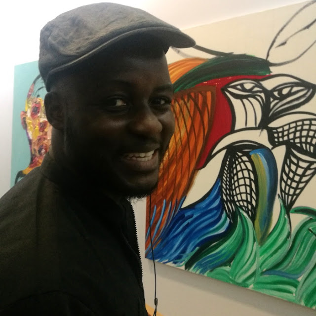 Dipo Doherty painting live (2/2) Dipo Doherty painting live (2/2)