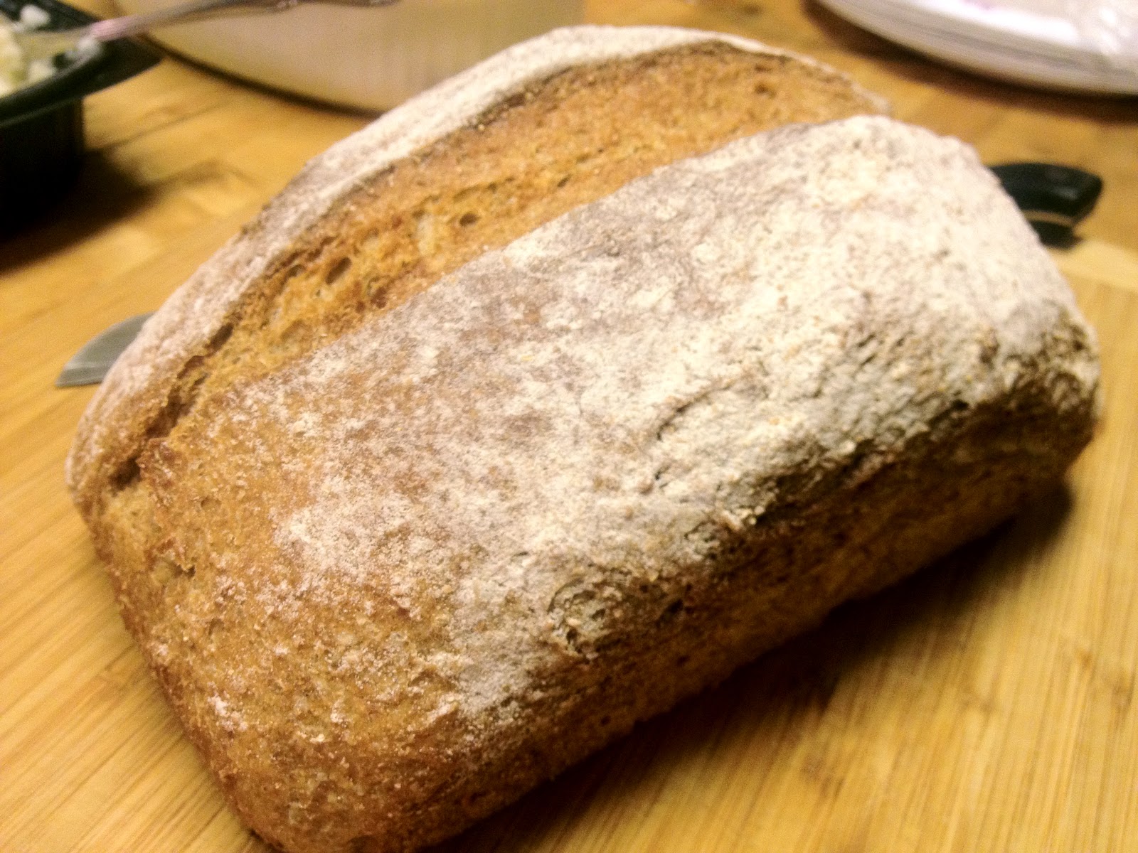 Bake or Dare! NoKnead Whole Wheat Bread