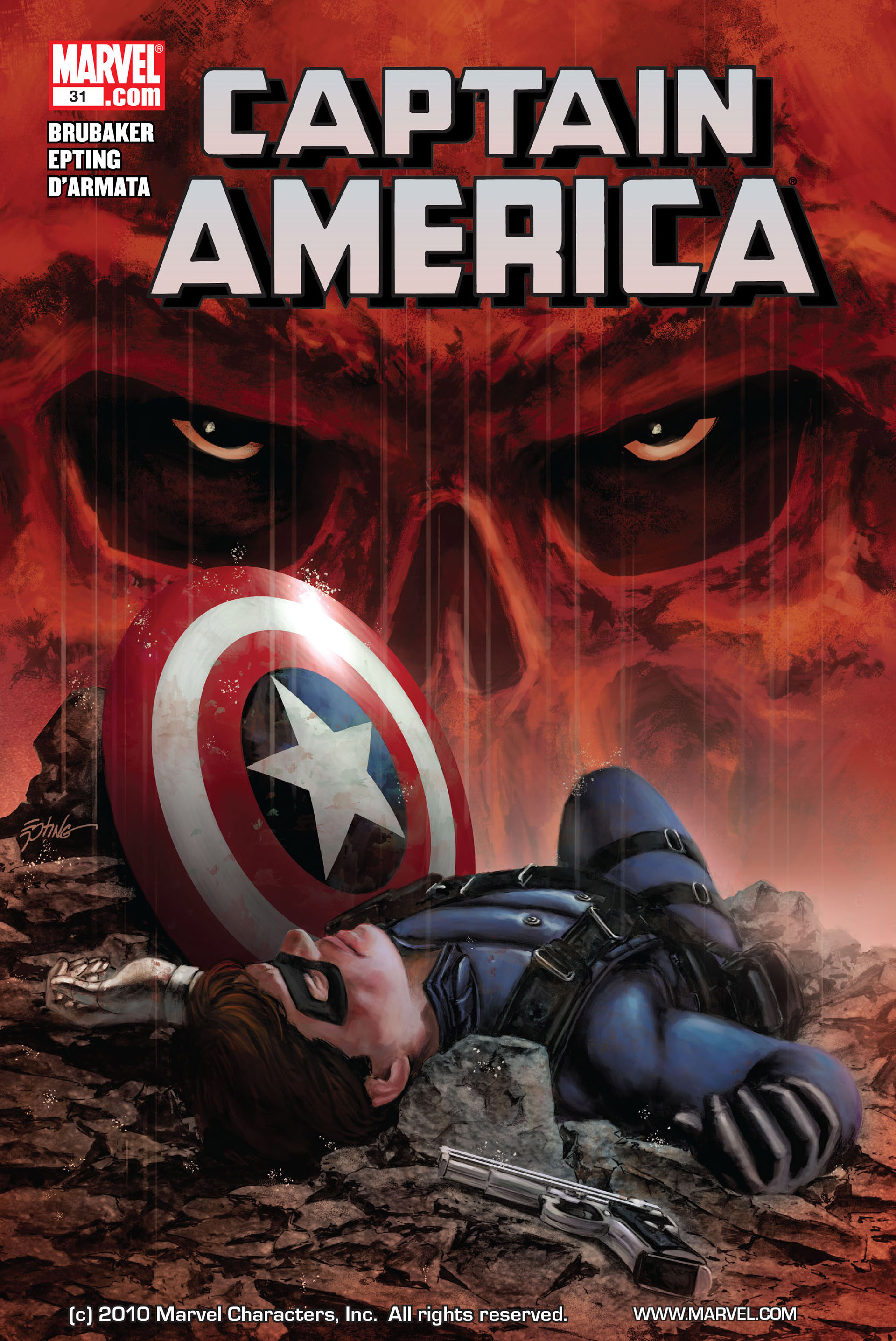 Read online Captain America (2005) comic -  Issue #31 - 1