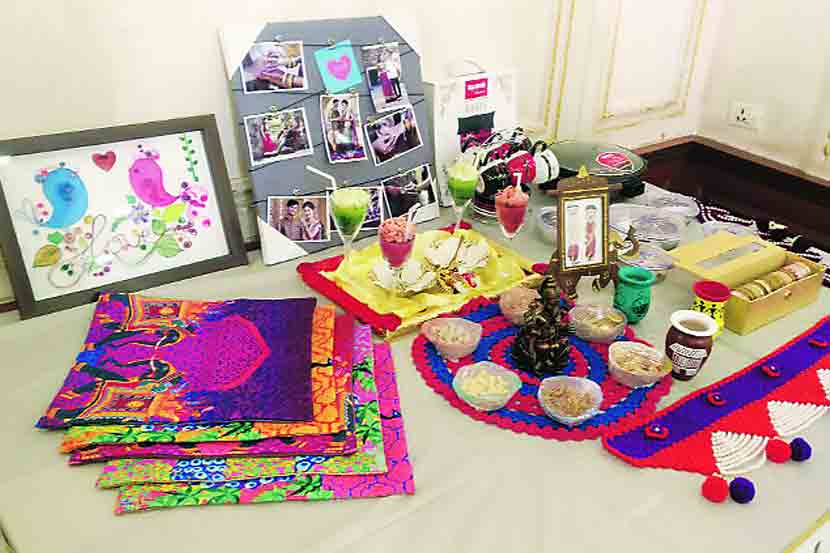 Rukhwat Items For Maharashtrian Wedding Clipart