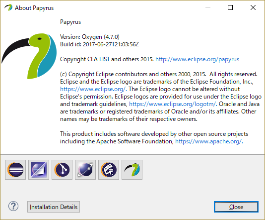 Papyrus JPUser Eclipse Papyrus 3.0 (Oxygen)