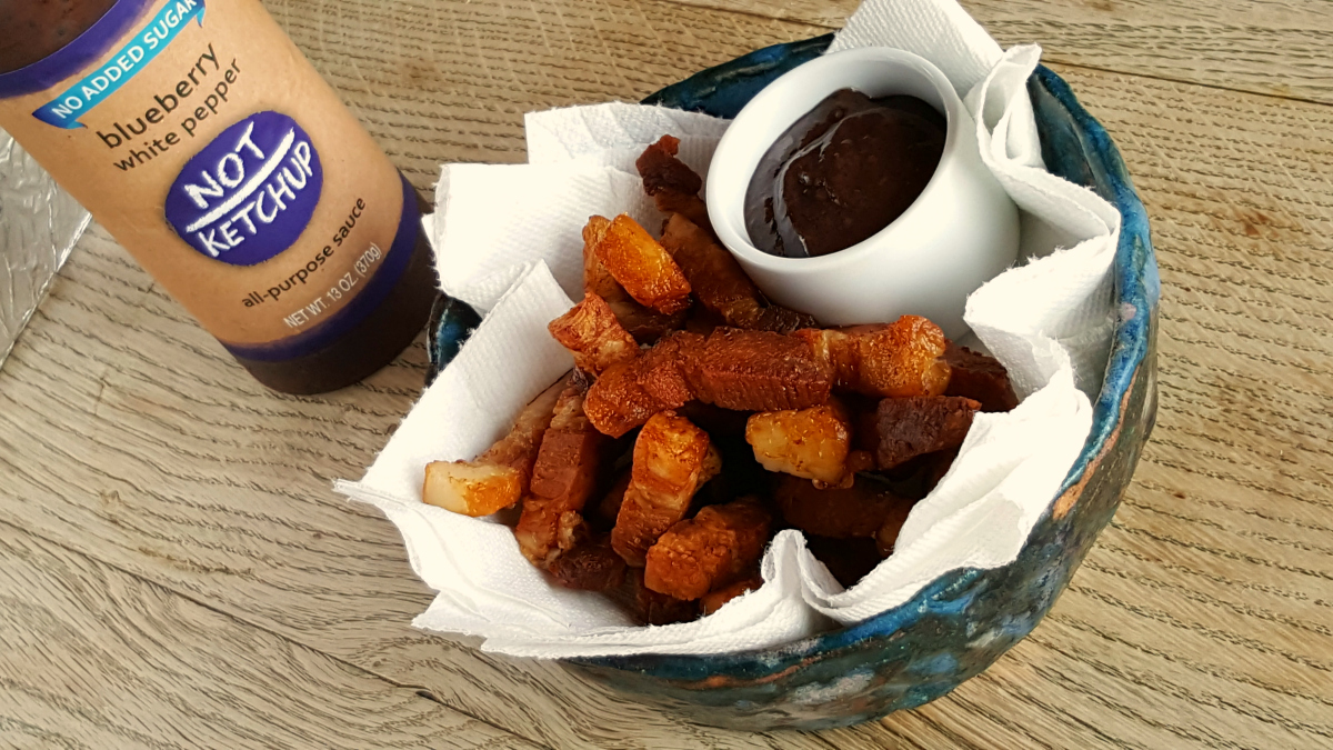 Pork belly fries with Not Ketchup {paleo, keto, low carb}