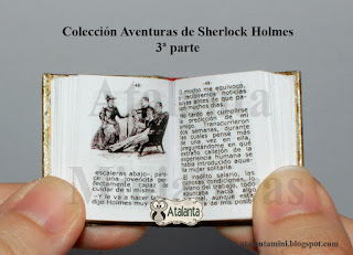 The Adventure of the Copper Beeches_miniature book Sherlock Holmes