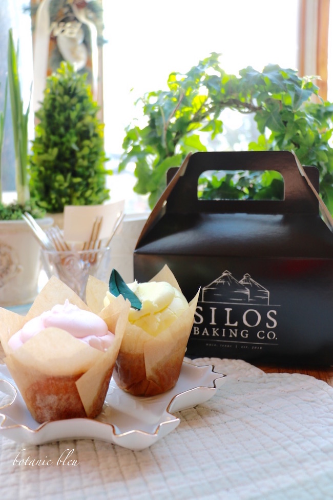 Botanic Bleu Silos Baking Co Cupcakes