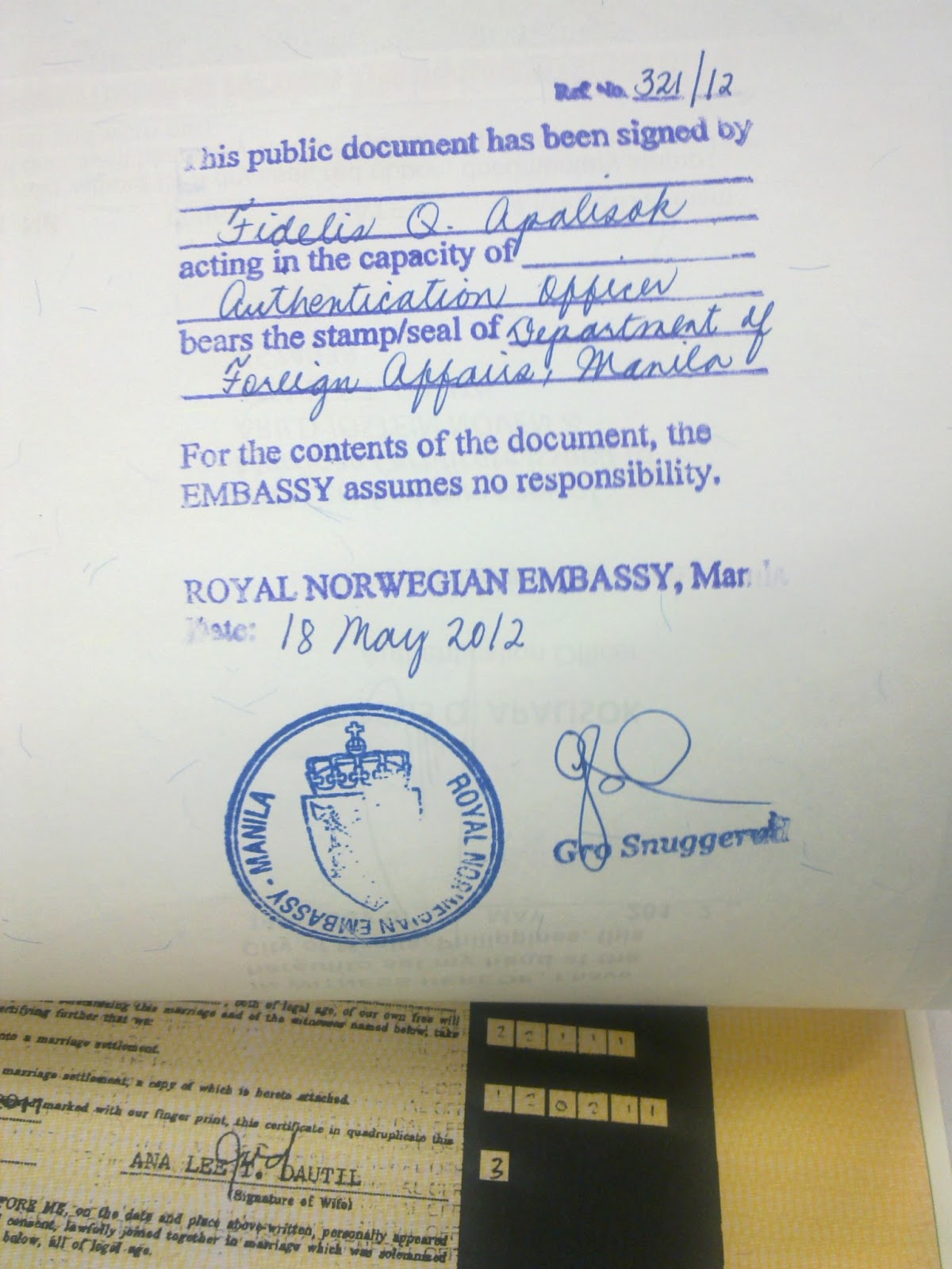 PinasCentral Embassy Authentication