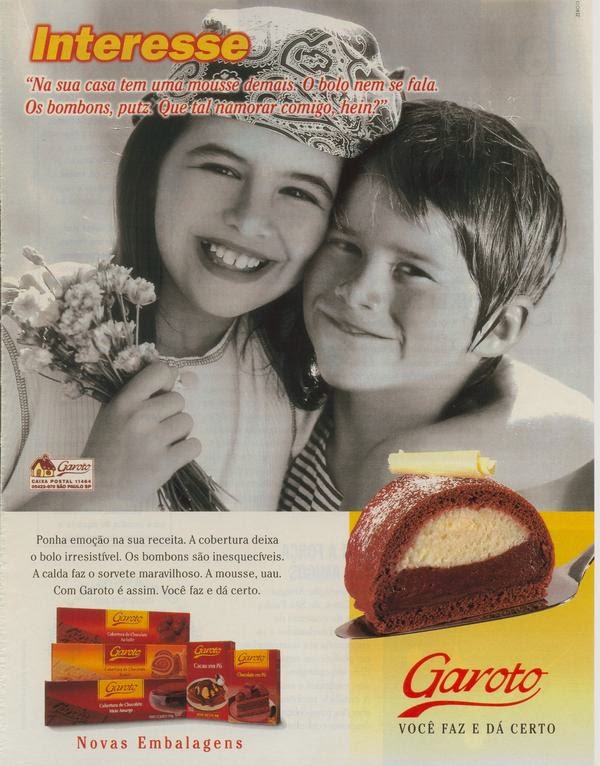 Chocolate Garoto 1998 Propagandas Históricas Propagandas Antigas