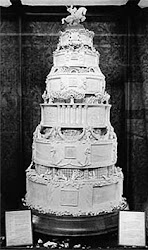 cake queen elizabeth cakes royal ii princess philip prince history 1947 victoria weddings november artifacts weighing fancy pounds elegant brides