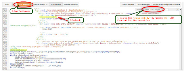 Adsense Code Inside Blogger Post, Add Adsense Code Inside Blogger Post