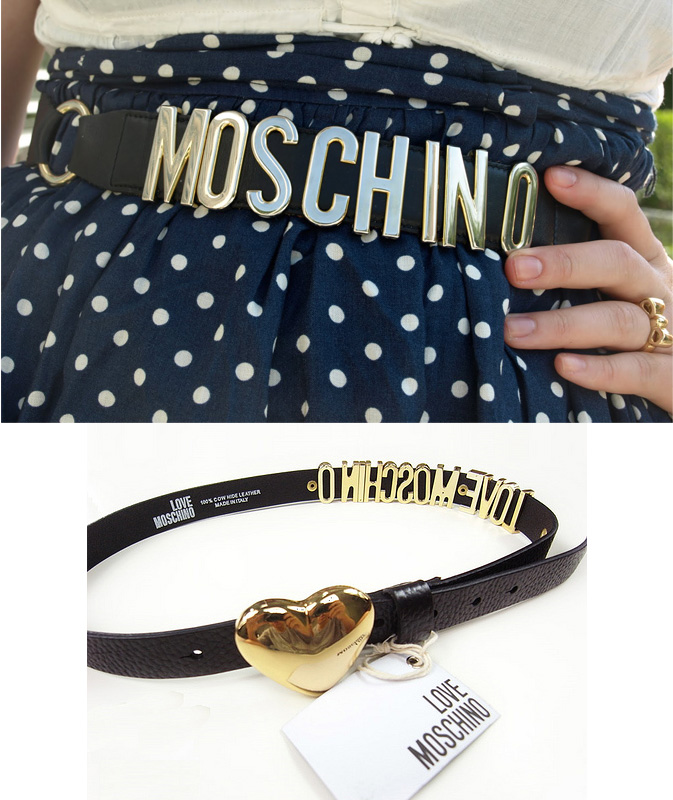 fake moschino belt