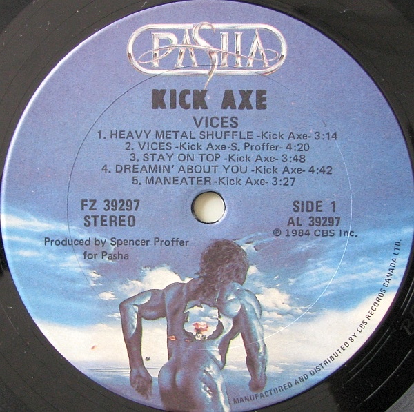 Heavy Metal Realm Kick Axe (Canada) Vices (Full Album)! Powerful