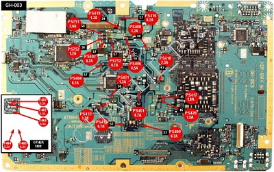 ANgEL GAME: DIAGRAM FUSE MAINBOARD PS2