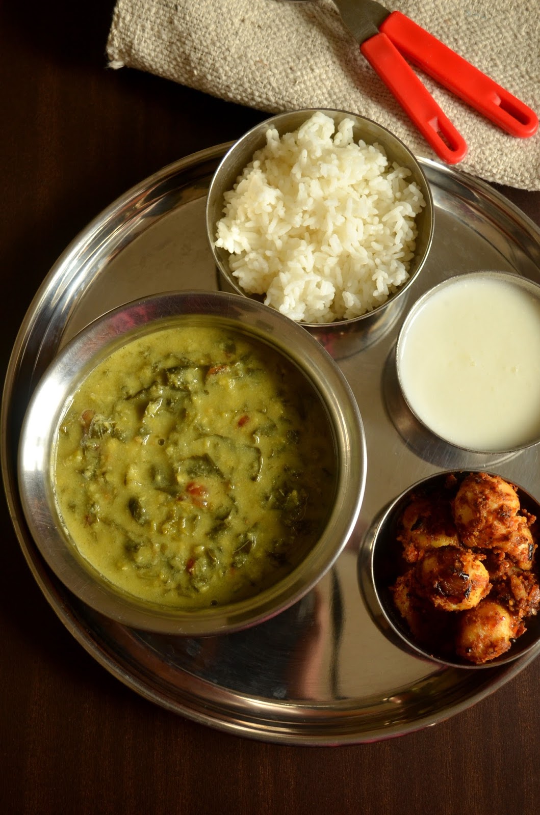 Indulge... Cheera Kootan Cheera Parippu Curry Kerala Style Spinach