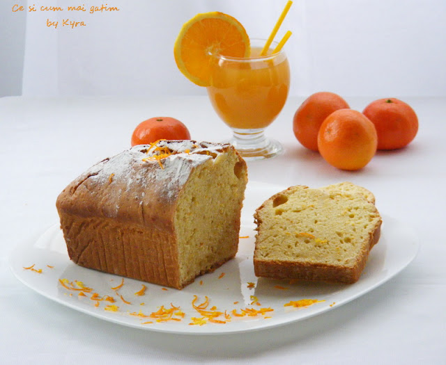 Chec cu suc de portocale - Κέικ πορτοκαλιού