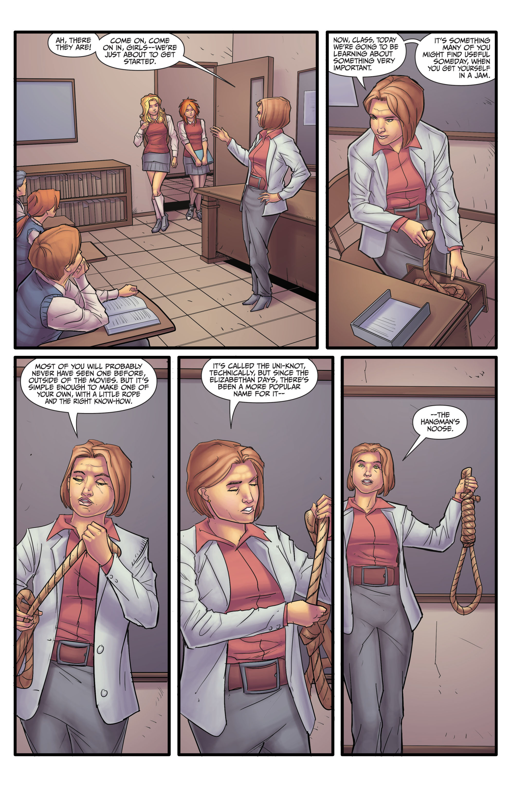 Read online Morning Glories comic -  Issue # _TPB 2 - 112