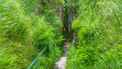 Weg zum Blatensky Vrch Tschechien Wandern Laufen Erzgebirge Eispinge Weg in Eispinge