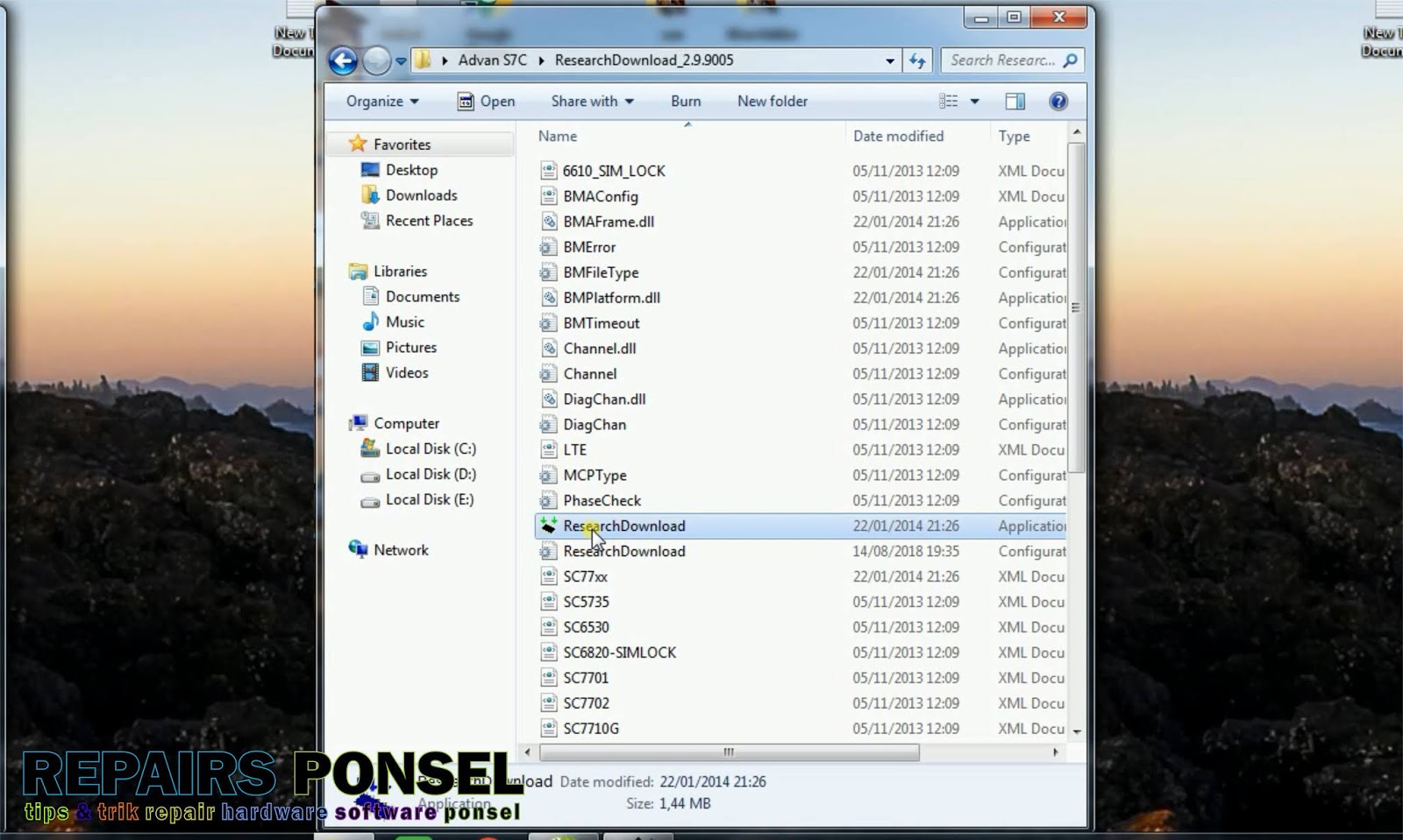 cara remove frp advan s7c lupa email
