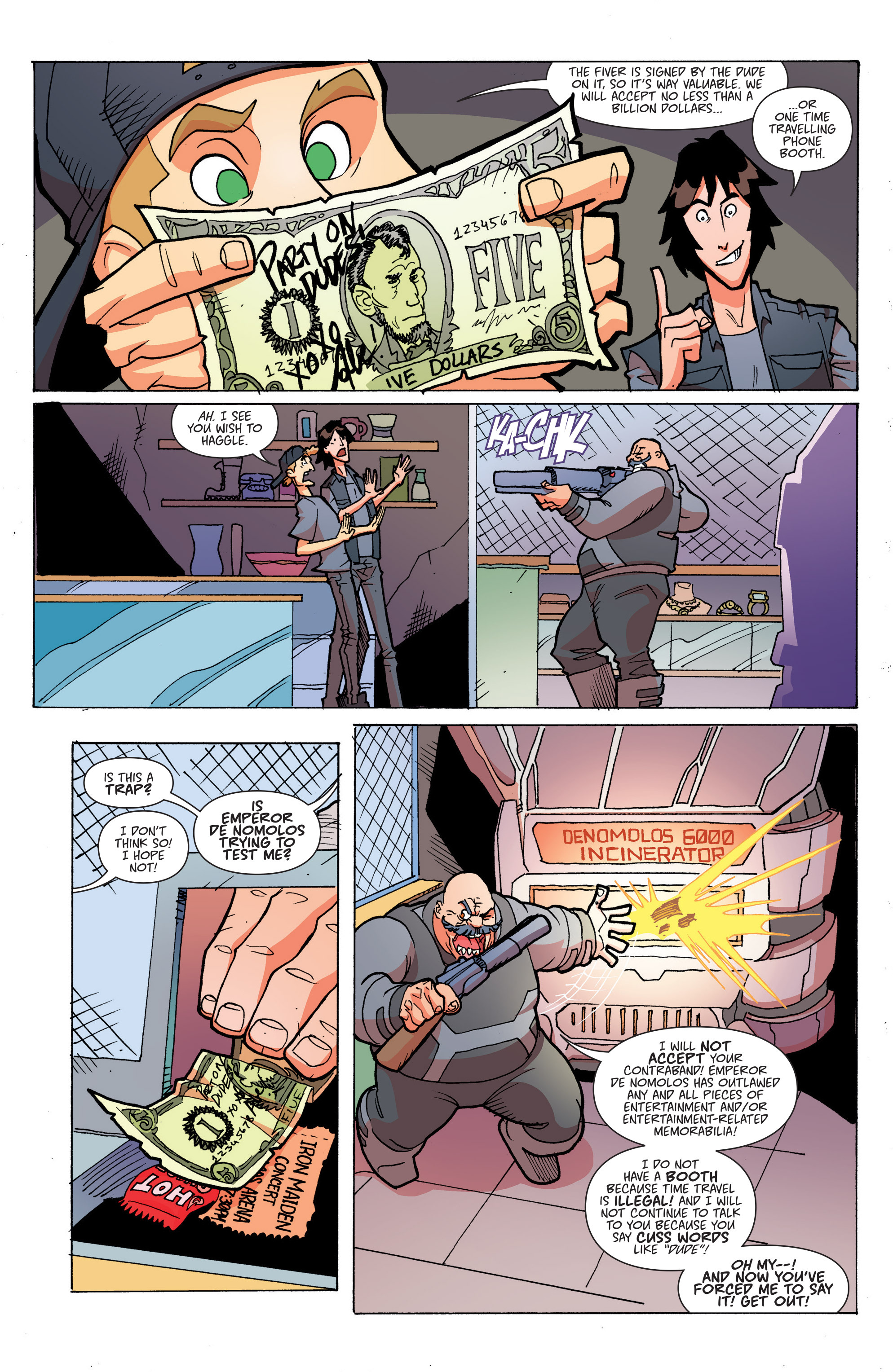 Read online Bill & Ted's Most Triumphant Return comic -  Issue #5 - 4