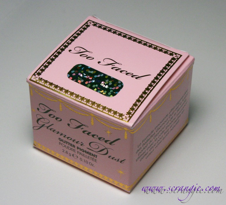 Pamflet Staat Van hen Scrangie: Too Faced Glamour Dust Glitter Pigment Swatches and Review