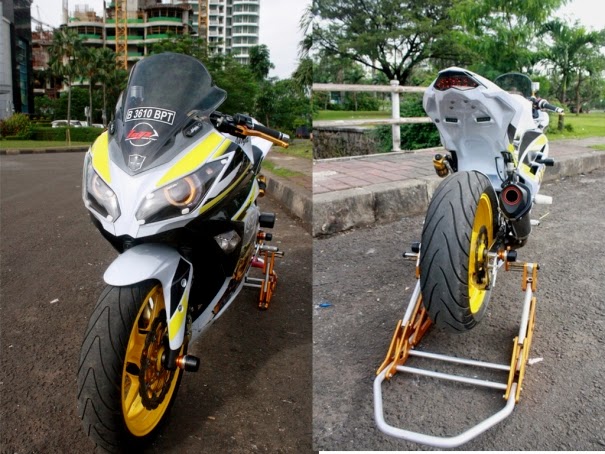 Modifikasi Ninja 250 FI Model Gambot Jakarta Barat Terbaru 2014 Modifikasi Ninja 250 FI Model Gambot Jakarta Barat Terbaru 2014